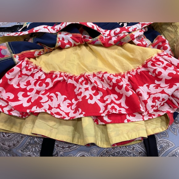 EUC Women’s Anthropologie MAEVE Multicolored Patchwork Strappy Pocket Dress (2) - Picture 9 of 11